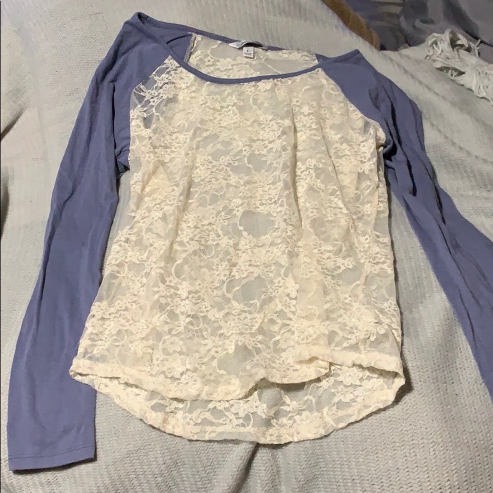 Lace long sleeve